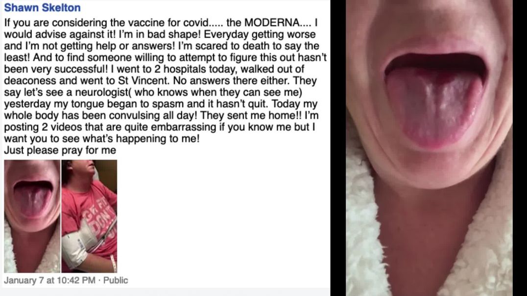 COVID-19 Moderna vaccine victim, 7th January 2021 (Use full screen to read) [1080P]