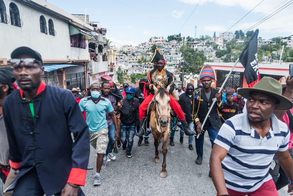 Haitians protest against kidnappings, president