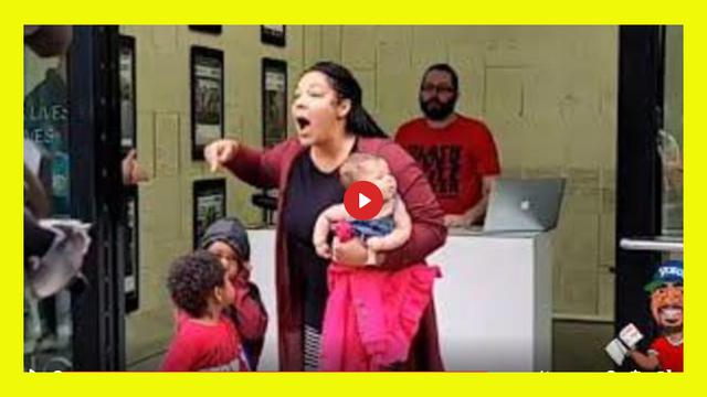 BLM-ANTIFA PORTLAND PRESS CONFERENCE CRASHED BY BLACK WOMAN...