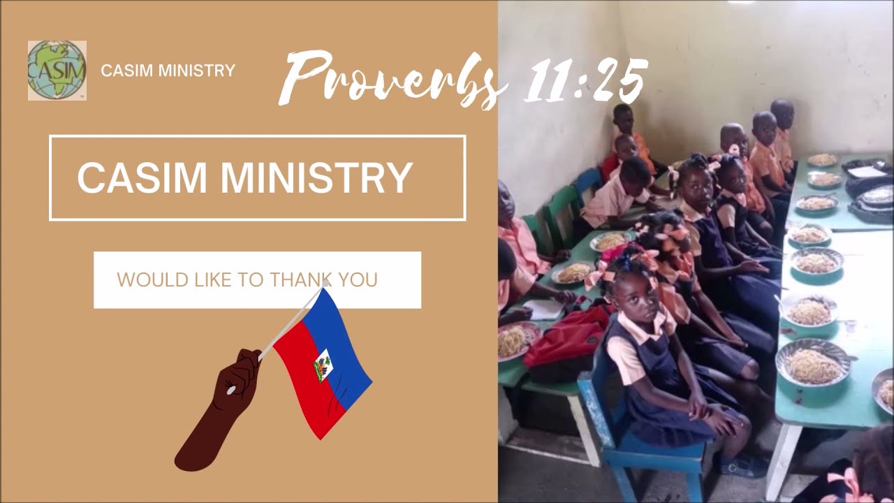 CASIM Ministry would like to Thank You