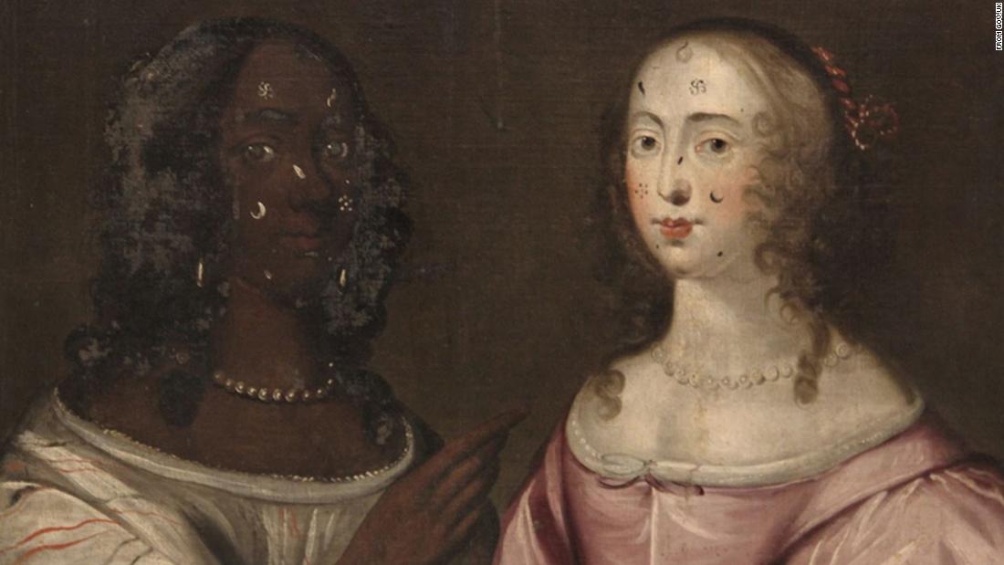 'Extremely rare' 17th-century painting of Black woman with White companion placed under export bar from UK - CNN Style