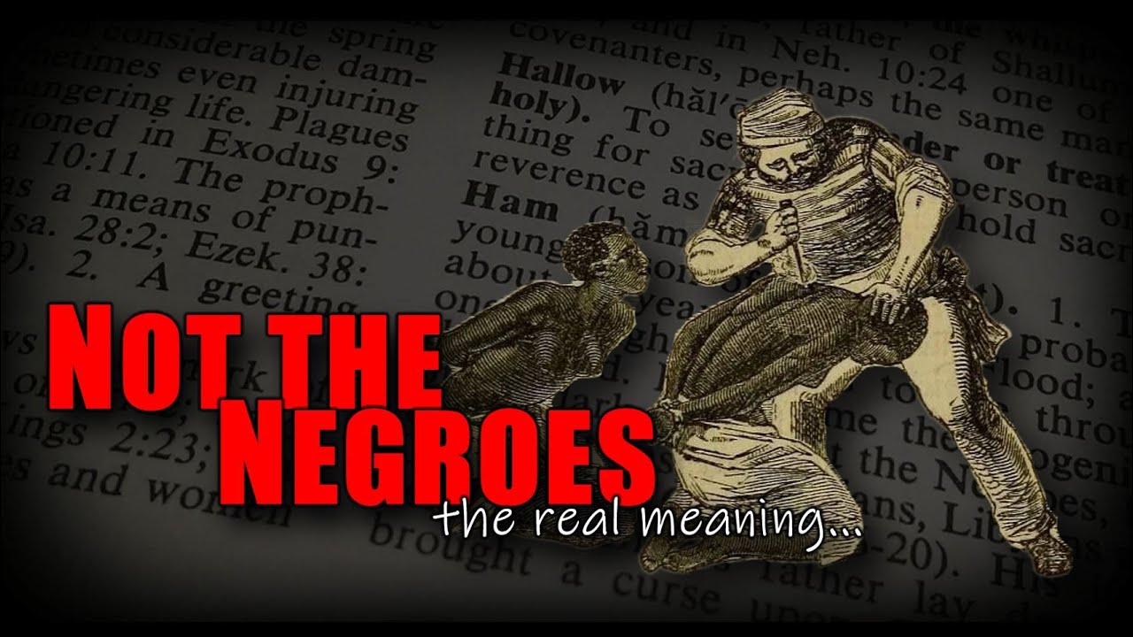 Playbook:  Not the Negroes - YouTube