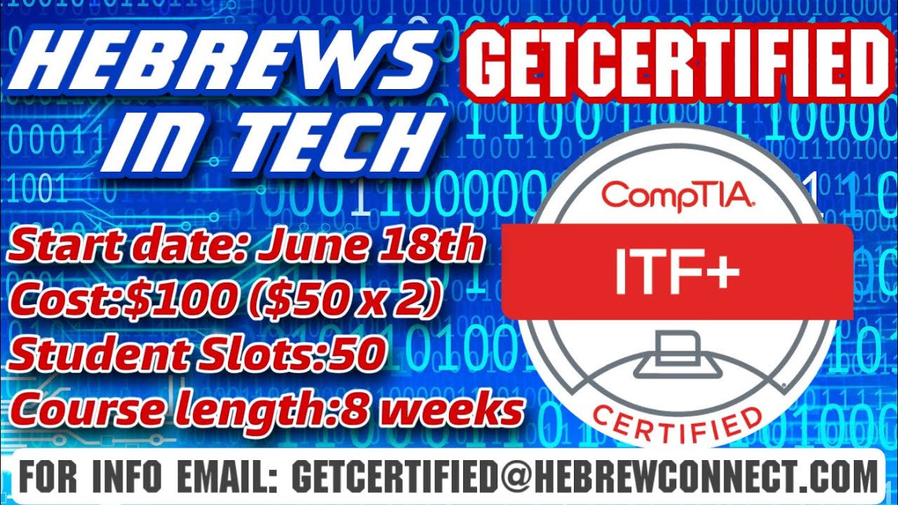 GetCertified! Hebrews in TECH - YouTube