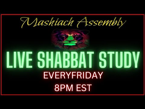 LIVE? Mashiach Assembly Shabbat Bible Study? TONIGHT 8pm EST? (UNCLE YAHSHUA) - YouTube