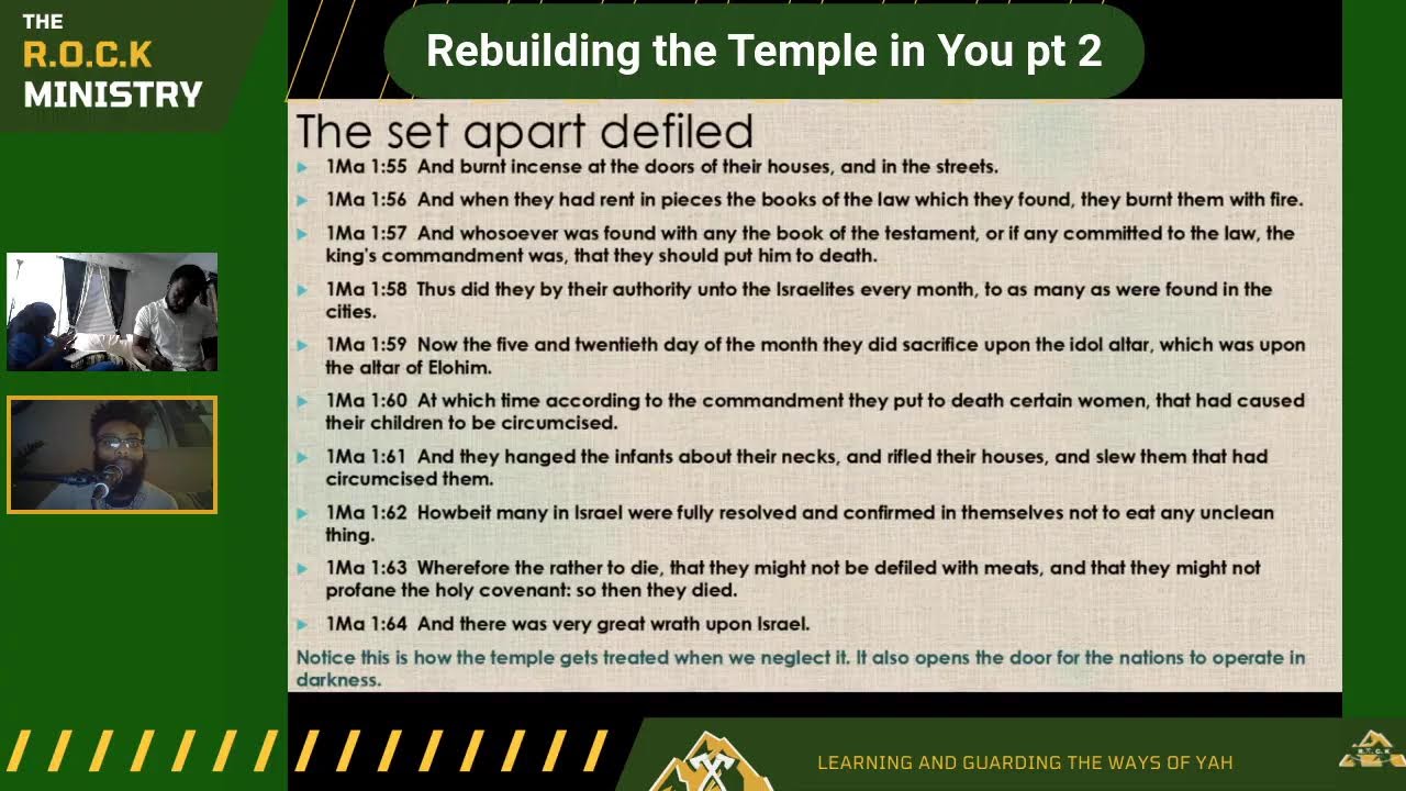 rebuilding the temple in you pt 2 - YouTube