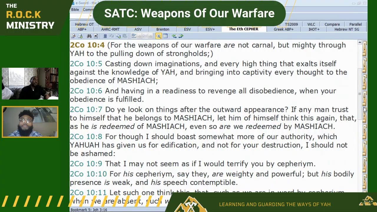 SATC: Weapons of Our Warfare - YouTube