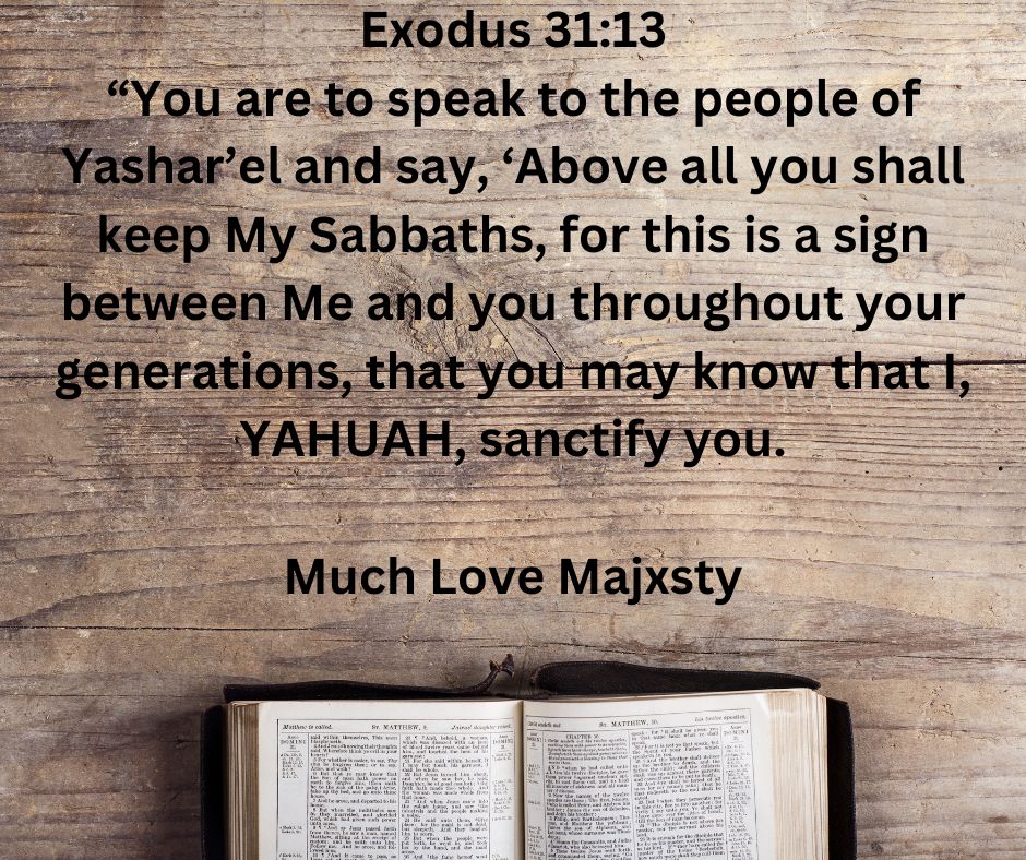 LET’S SHOW THAT WE ARE YAH’S SET-APART PEOPLE BY PRAISING YAH AND KEEPING THE SABBATH HOLY????? – MUSIC MESSAGE MINISTRY