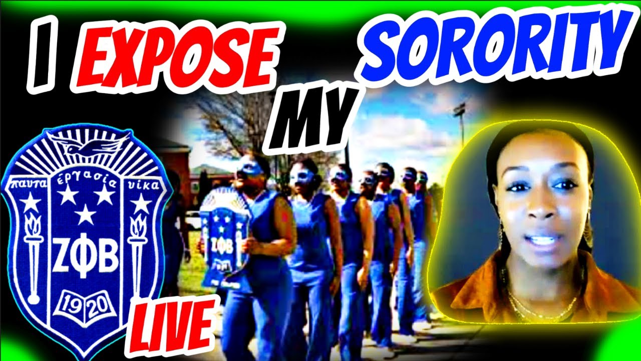 This Woman DENOUNCES Her GREEK SORORITY LIVE! (EXPOSED) BOULE - YouTube