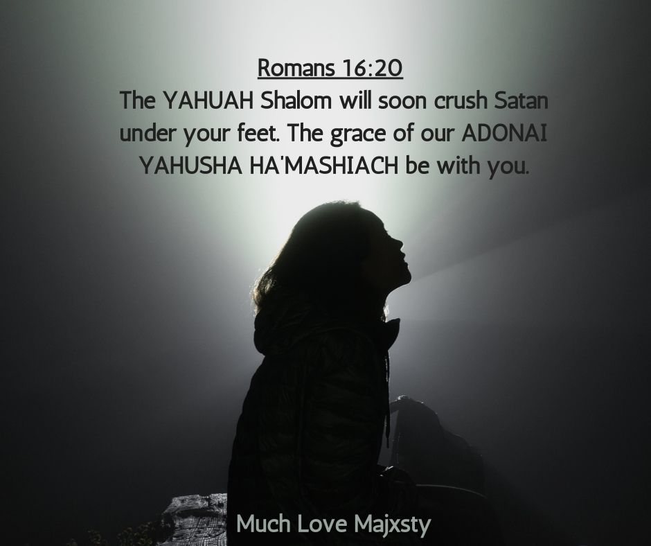 LET’S PRAISE & WAIT FOR ABBA YAHUAH TO CRUSH SATAN UNDER OUR FEET. SHABBAT SHALOM FAMILY!!!????? – MUSIC MESSAGE MINISTRY