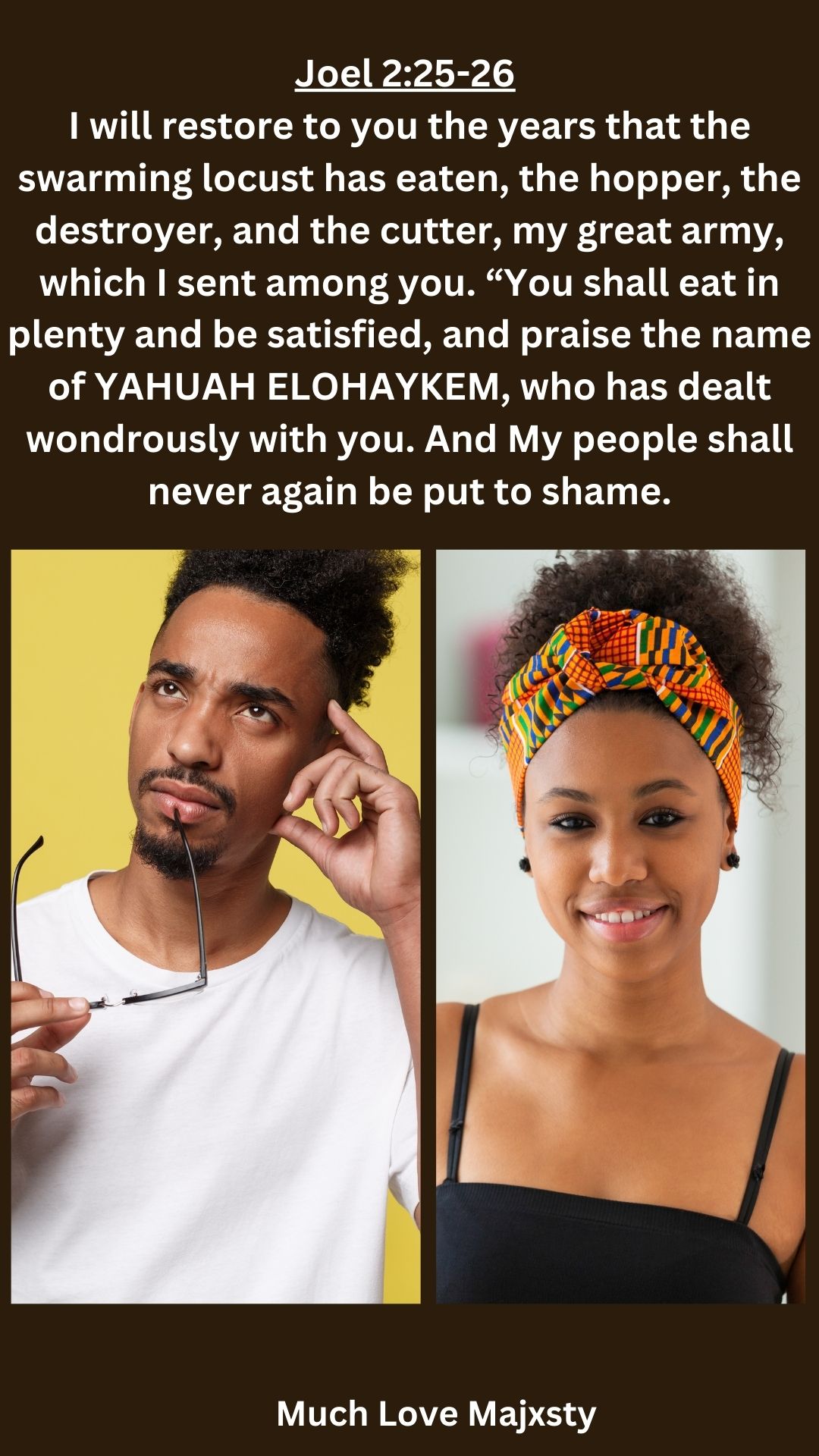 LET’S PRAISE AND GIVE THANKS TO ABBA YAH FOR HIS MERCY AND PROMISES HE BLESSES HIS CHOSEN CHILDREN WITH. SHABBAT SHALOM FAMILY????? – MUSIC MESSAGE MINISTRY