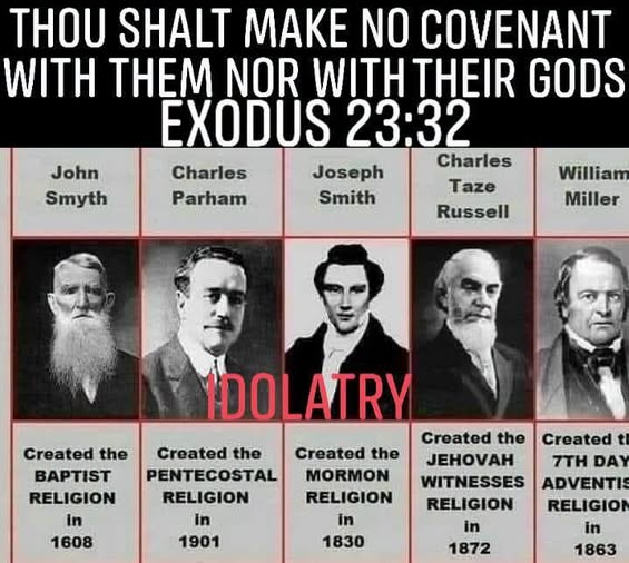 Exodus 23:32 make no covenant with them, nor with their gods. YAH’S Chosen People Need To Come Out Of Religion…Come Out Of These Churches. – MUSIC MESSAGE MINISTRY